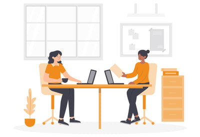 Working Conditions Flat Illustration